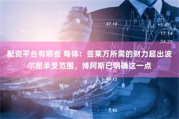 配资平台有哪些 每体：签莱万所需的财力超出波尔图承受范围，博阿斯已明确这一点